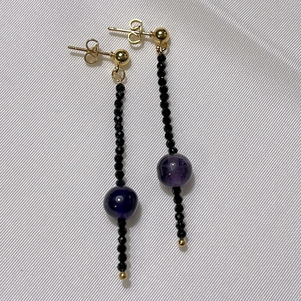Amethyst earrings